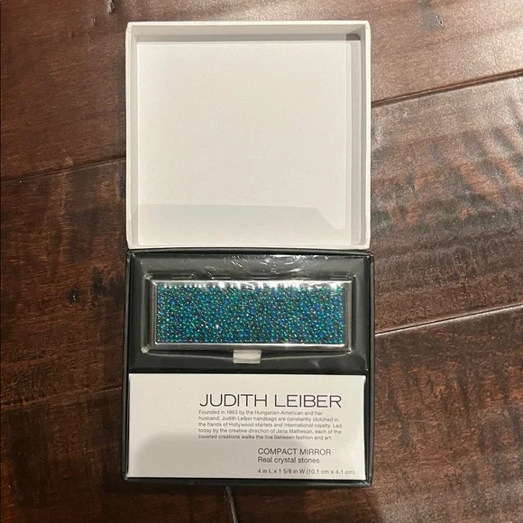 Judith Leiber Compact Mirror with Real Crystals - Picture 3 of 3